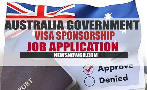 Visa Sponsorship Jobs in Australia .